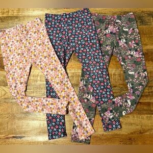 Carters Floral Print Legging Bundle Size 10